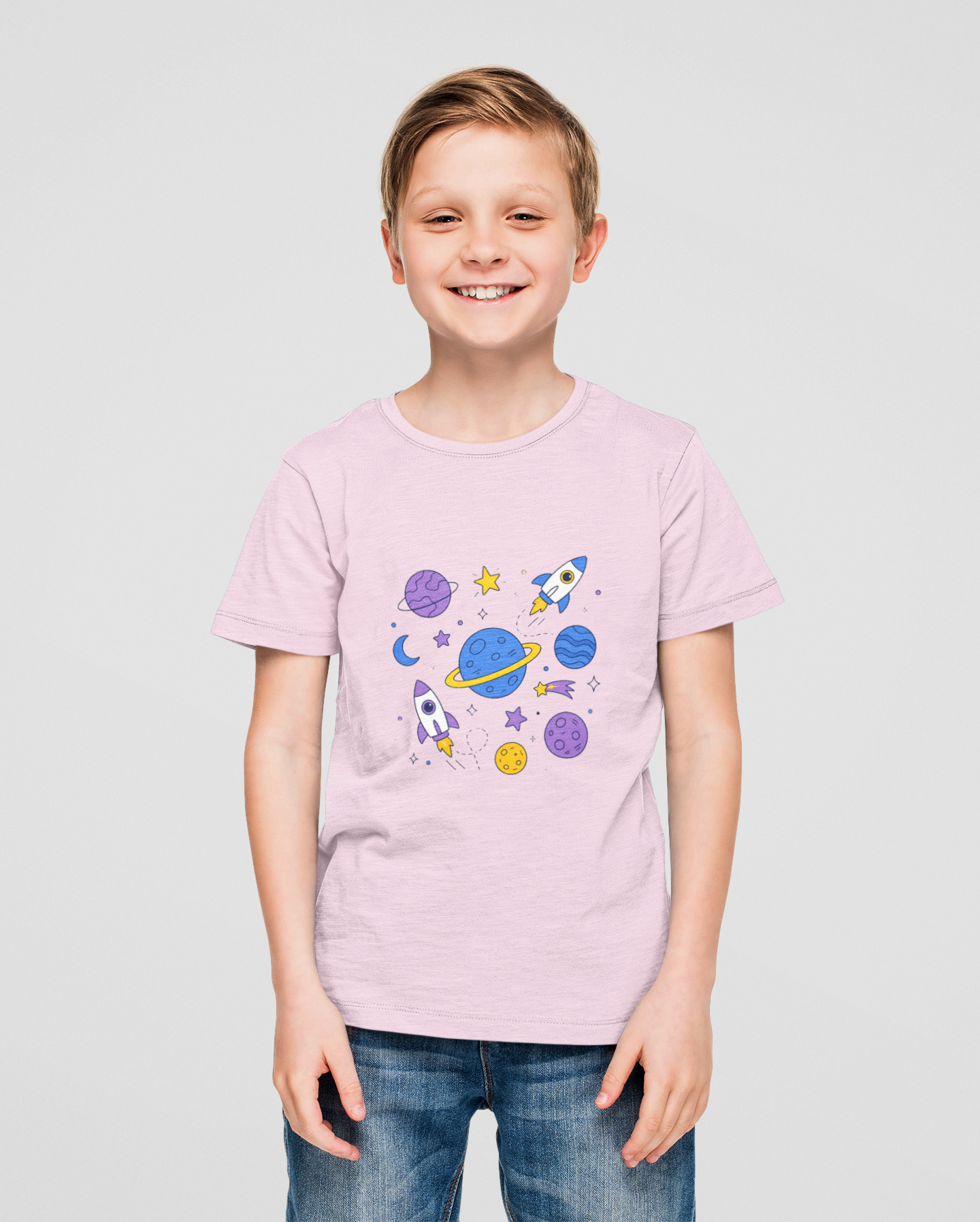 Boy's Crew Neck T-Shirt